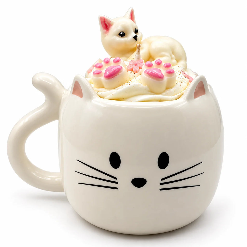 Katzen Tasse - Duftkerze
