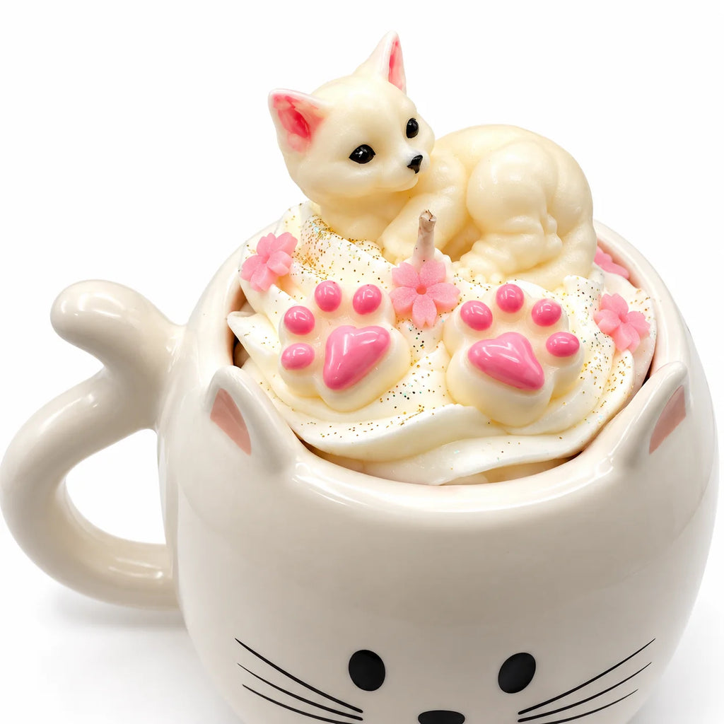 Katzen Tasse - Duftkerze