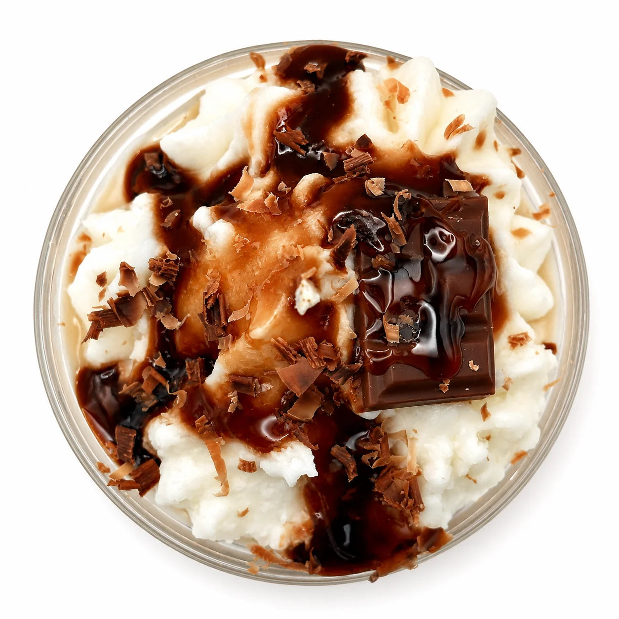 Kleiner Eiskaffee - Dessertkerze
