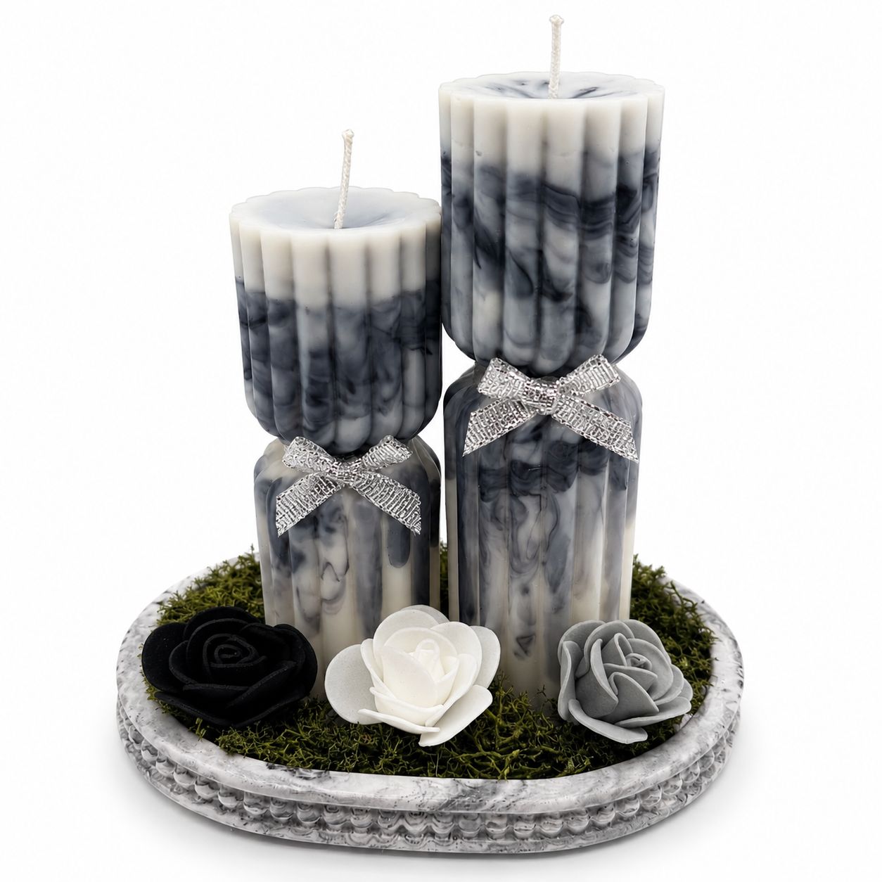 Midnight Marble – Keramik Set