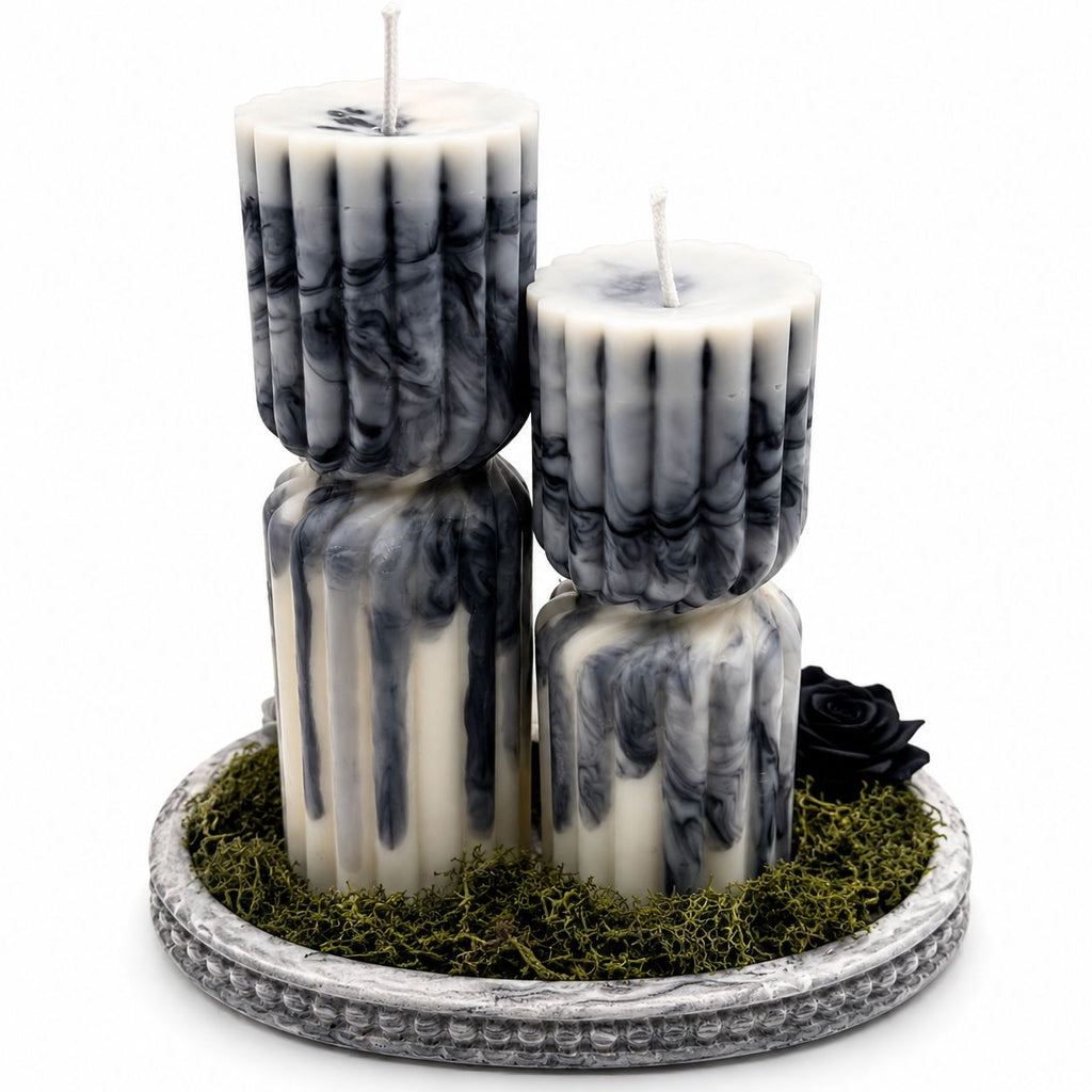 Midnight Marble – Keramik Set