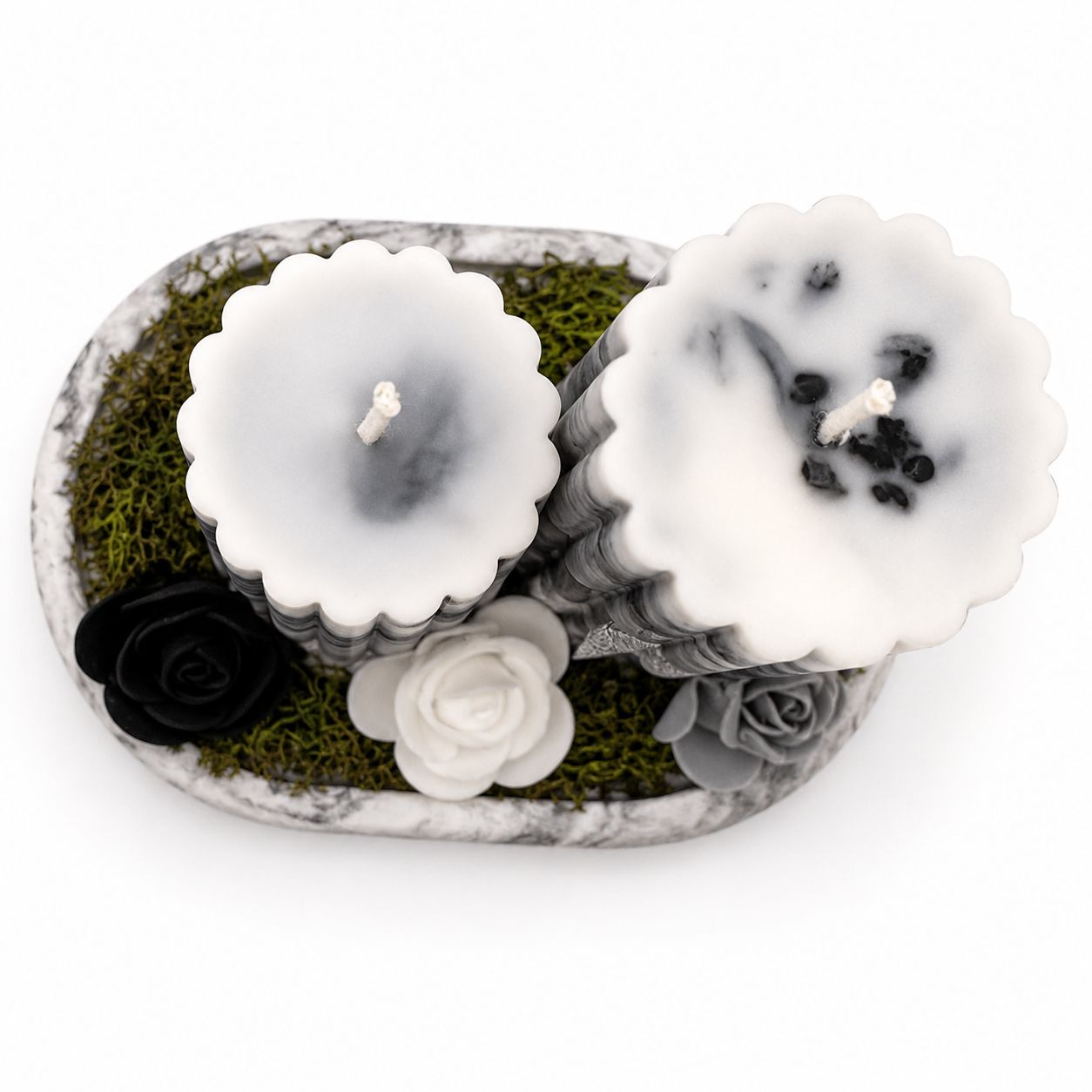 Midnight Marble – Keramik Set