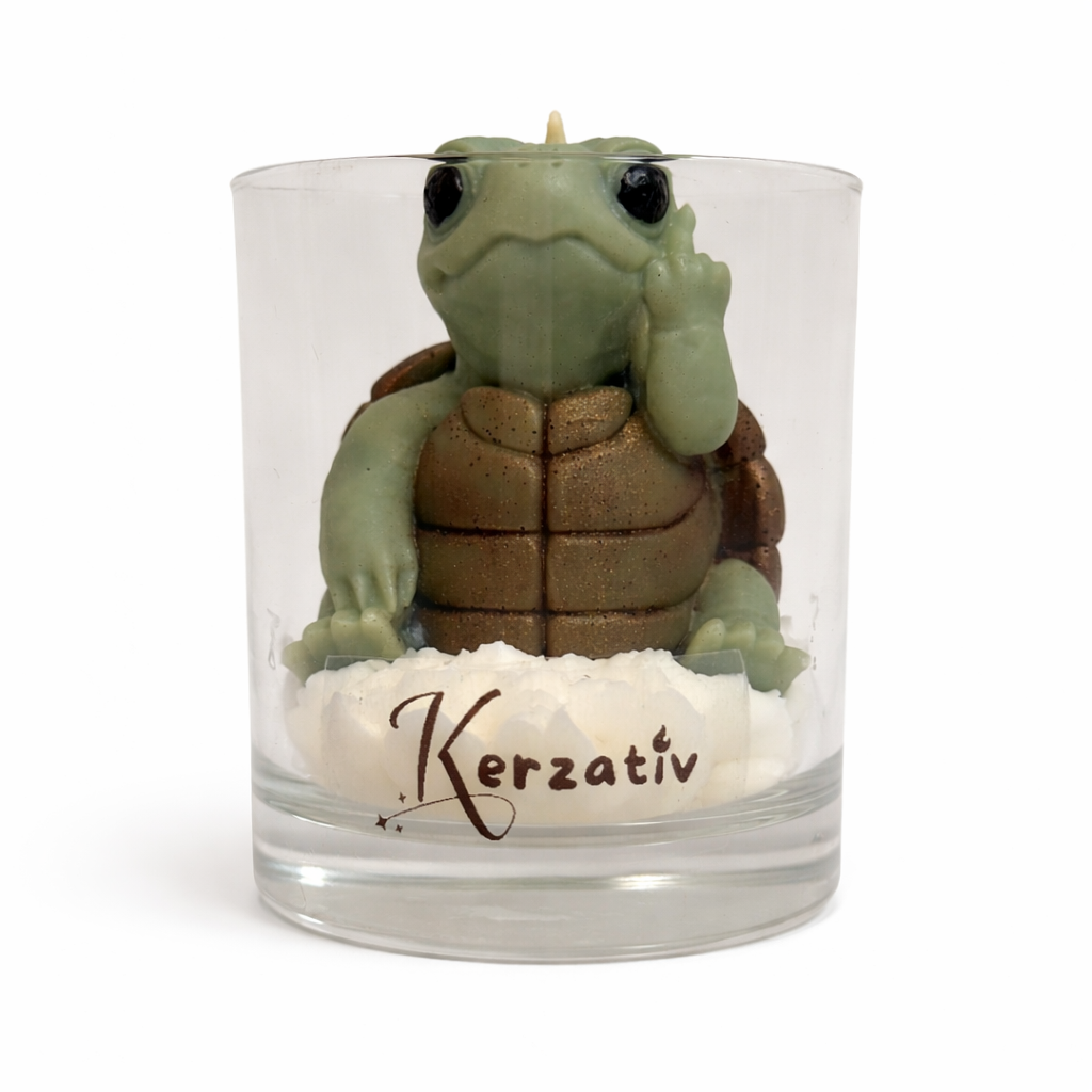 Gedulds-Ende – Die Schildkröten-Kerze